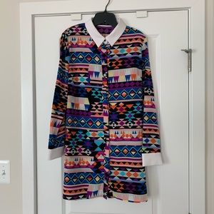Multi-color mini dress